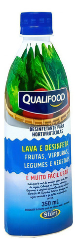 Desinfetante Qualifood Frutas Verduras Legumes 350ml Top
