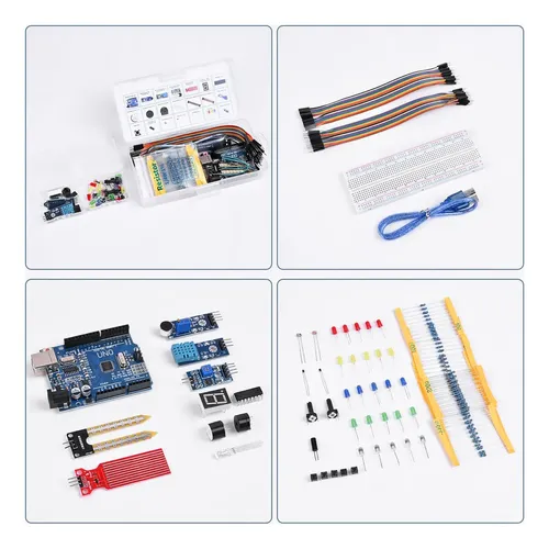REXQualis Básico Kit Compatible Con Arduino Uno Con Español Tutorial ...