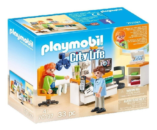 Playmobil City Life Oftalmologo Oculista Optica 70197 Nene C