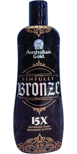 Loção De Bronzeado Black Australian Gold 250ml