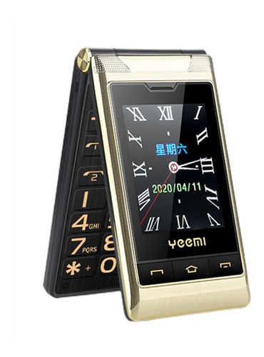 Yeemi G10-c Flip Mobile Con Doble Pantalla Dual Sim 1800mah