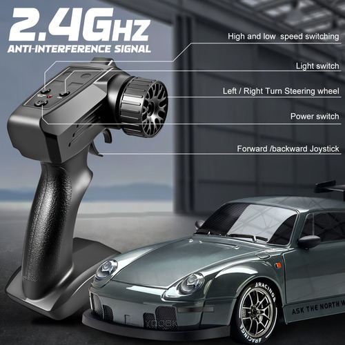 Annan 1:24 4wd Coche De Alta Velocidad Drift Regalo De