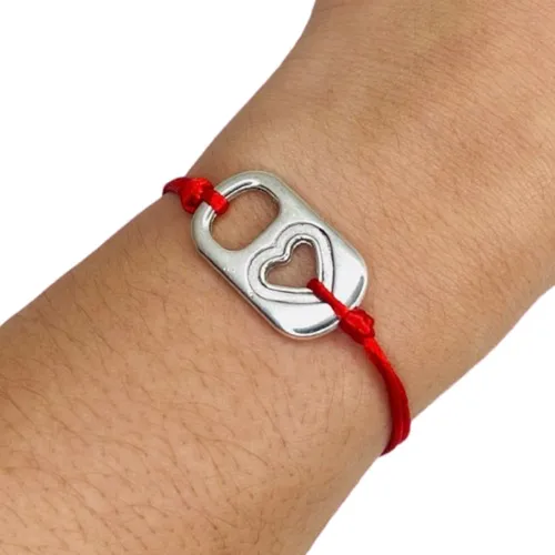 Pulsera Hilo Rojo Con Dije Chapa Corazon Ps 270-229