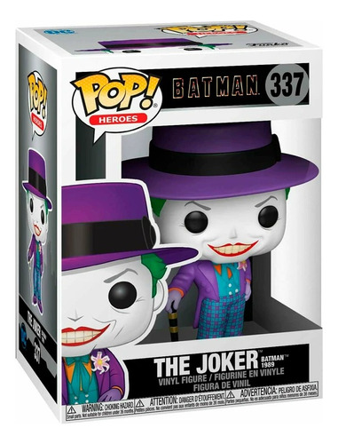 Funko Pop Batman - The Joker With Hat Batman 1989 #337