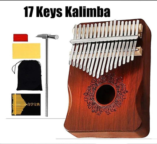 17 Teclas Kalimba, Instrumento Musical, Madera B Kalimba