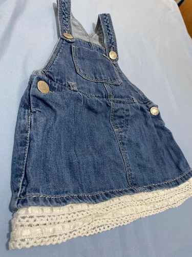 Jumper Zara Enterito Pollera Talle 9 12 Meses Jeans