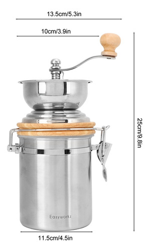 Máquina De Moler Café Manual, Molino Manual De Granos De Ace