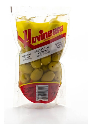 Yovinessa Aceitunas Verdes Descarozadas 160 Grs Escurridos