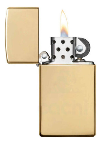 Encendedor Zippo Slim Brass - 1654b