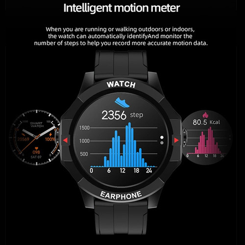 Para Para Xiaomi 2 En 1 Smart Watch Audífonos Inalámbricos
