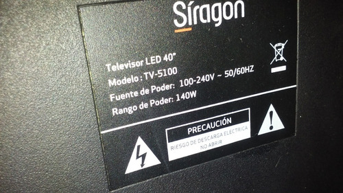 Imagen 4 de 4 de Cornetas Tv Siragon Tv-5100