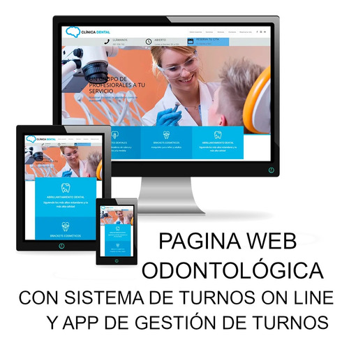 Página Odontólogos O Centros Con Turnera Online + App Turnos