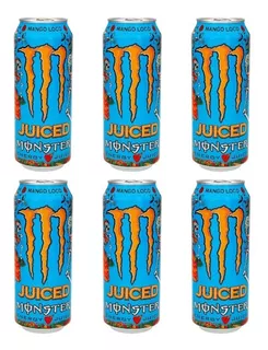 Monster Energy Sabor Mango Loco 473 Pack X6 Zetta Bebidas