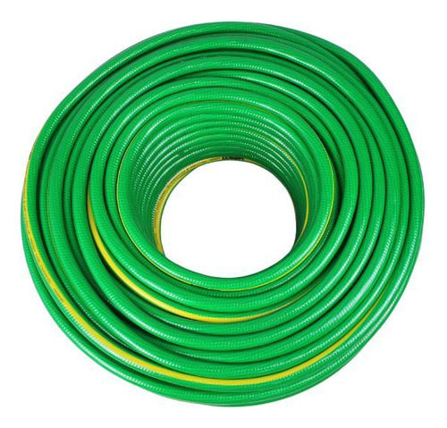 Manguera de jardín antitorsión tejida verde de 1/2 pulgada, 80 m