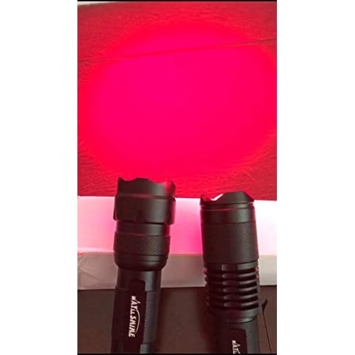 Linterna De Luz Roja Profunda De 660nm, Linterna De Luz...