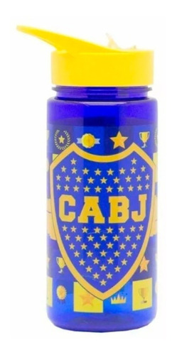 Botella De Agua Deport Boca River Oficial Ar1 Bo034 Ellobo