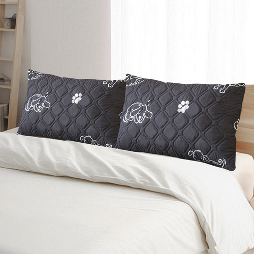 2pcs Funda De Almohada Impermeable Algodón Alta Calidad King