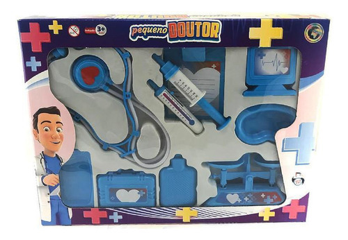 Kit Brinquedo Pequeno Médico Doutor De Plastico