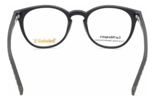 Armação De Óculos Timberland Masculino Tb1713 002 51 Cor Preto