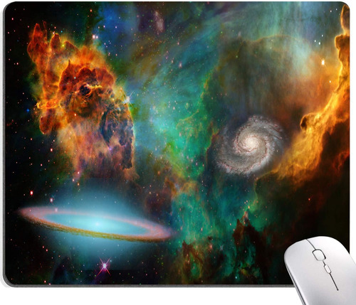 Mouse Pad, Galaxy Mouse Pad, Square Waterproof Mouse Pad  Aa