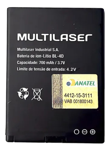 Flex Ba-te-ria Bl-4d Compatível Nokia T7 702t N8 N8-00 808