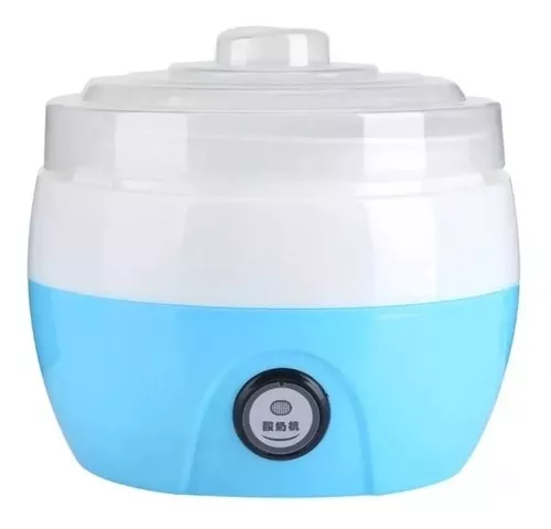 Yogurtera automática, 220 V, 1 L, de acero inoxidable, eléctrica