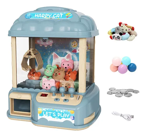 Mini Máquina Expendedora Claw Machine Arcade Game Blue 20 Do
