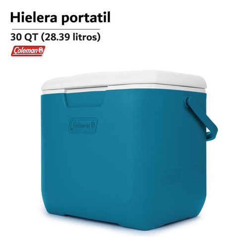 Hielera Coleman 5879 30 Qt Azul