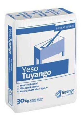 Yeso De Obra Tuyango 30 Kg