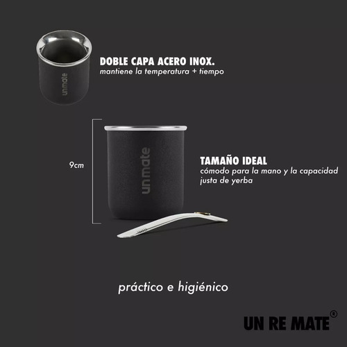 Imagen 6 de 8 de Mate Acero Con Bombilla - Un Re Mate - Colores