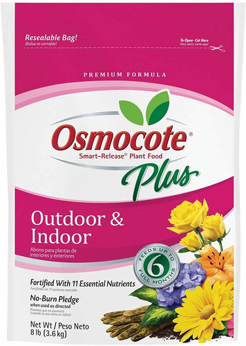 Alimento Para Plantas De Exteriores E Interiores Osmocote Pl