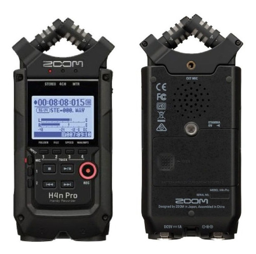 Imagen 2 de 10 de Grabador Digital Portatil Zoom H4n Pro - Stereo 4 Canales