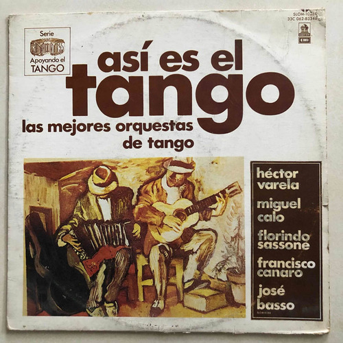 Asi Es El Tango Lp Las Mejores Orquestas De Tango