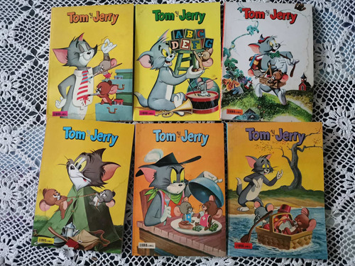 Lote De 6 Libro Cómics De Tom Y Jerry Editorial Novaro