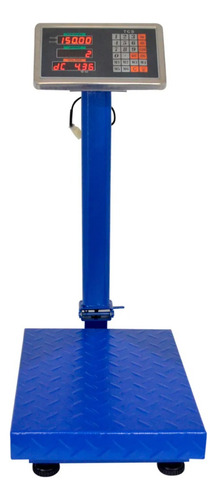 Balanza Practiksa 15037 Industrial Digital Con Plataforma Azul Precisión Y Durabilidad Para Uso Profesional
