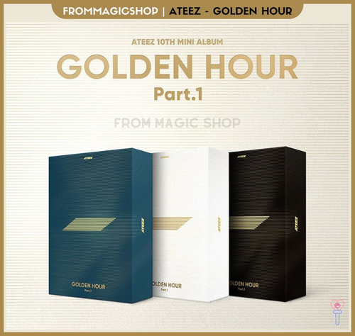 Ateez - 10th Mini Album Golden Hour Part. 1 ( Set ) Original