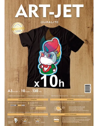Como estampar con papel transfer hotsell