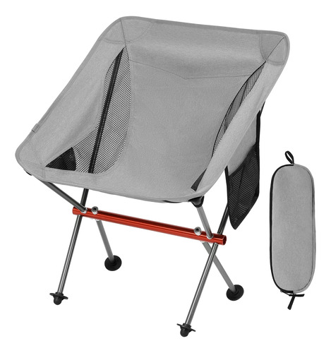 Silla Camping Portátil Ultraligera Plegable Aluminio, 300 Lb