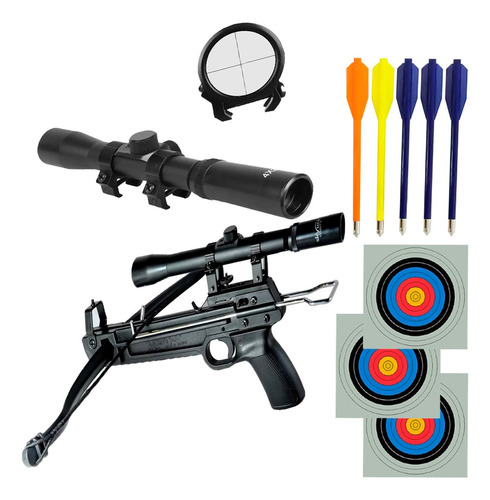 Besta Camel 50lbs + 5 Setas + Mira Luneta 4x20 Vt-r