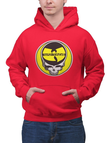 Poleron Unisex Wu Taang Musica Grupo Calavera Estampado Algodon