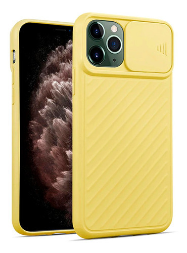 Capa Cam Protection Para iPhone 11 Pro (5,8 ) Cor Amarelo