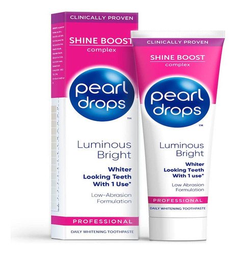 Pearl Drops - Esmalte De Dientes Blanco Brillante Luminoso -