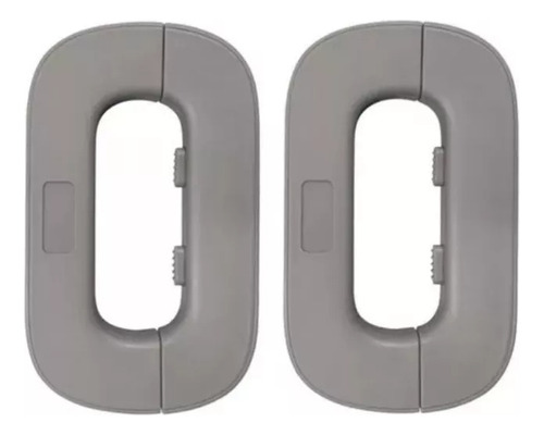 Zaihua 2 Piezas Bloqueo Del Refrigerador Cerraduras De La Puerta Del Refrigerador Gabinete De Bebé Cerradura Del Refrigerador Candado Protector Cerraduras Anti-pellizcos Cerrar Niño