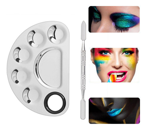 Paleta De Maquillaje Cosmético Paleta De Colores Bandeja De