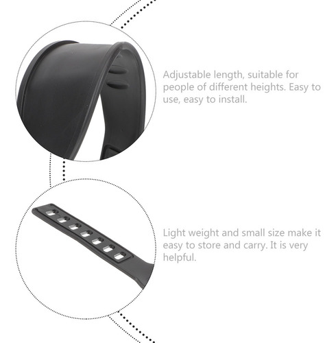 2 Pares De Correas Ajustables De Goma Para Pedales De Bicicl