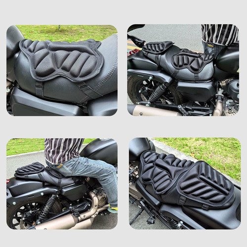 Qf1 Cojín Universal Para Asiento De Motocicleta, 2 Unidades