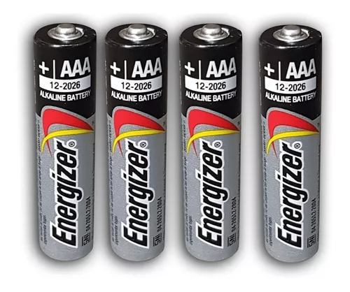 Energizer - Pilas AAA, pilas alcalinas triple A Max, 4 unidades