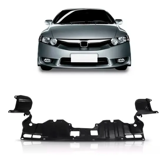 Protetor Inferior Parabarro Defletor New Civic 07 09 10 11-