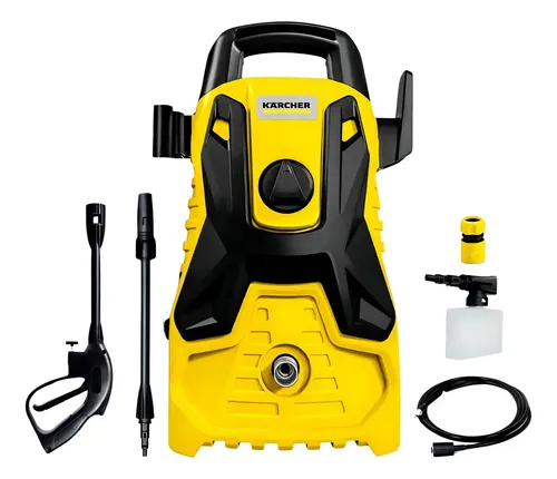 Lavadora K Portatil 1400w1500psi Karcher Cor Amarelo