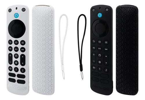 Case De Silicona Zevgov Para Alexa Voice Remote Pro 2022, De